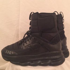 Versace chain reaction 2 high boots